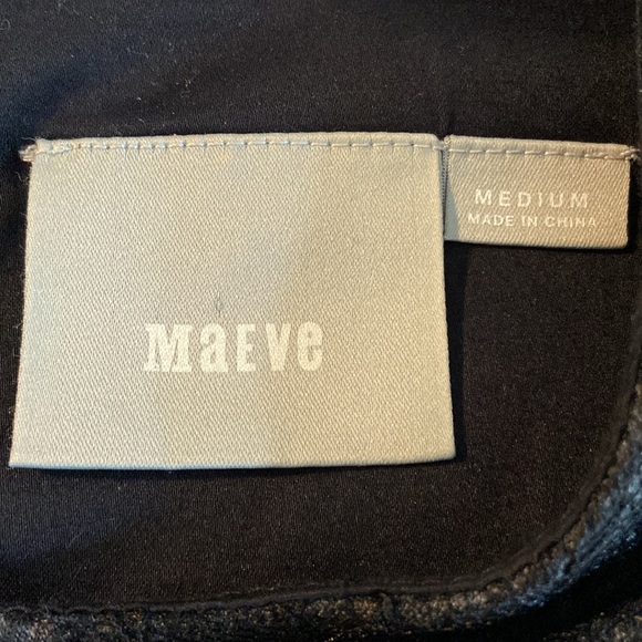 Maeve by Anthropologie Black Gray Lace Flocked Column Sleeveless Sheath Dress - Picture 8 of 11